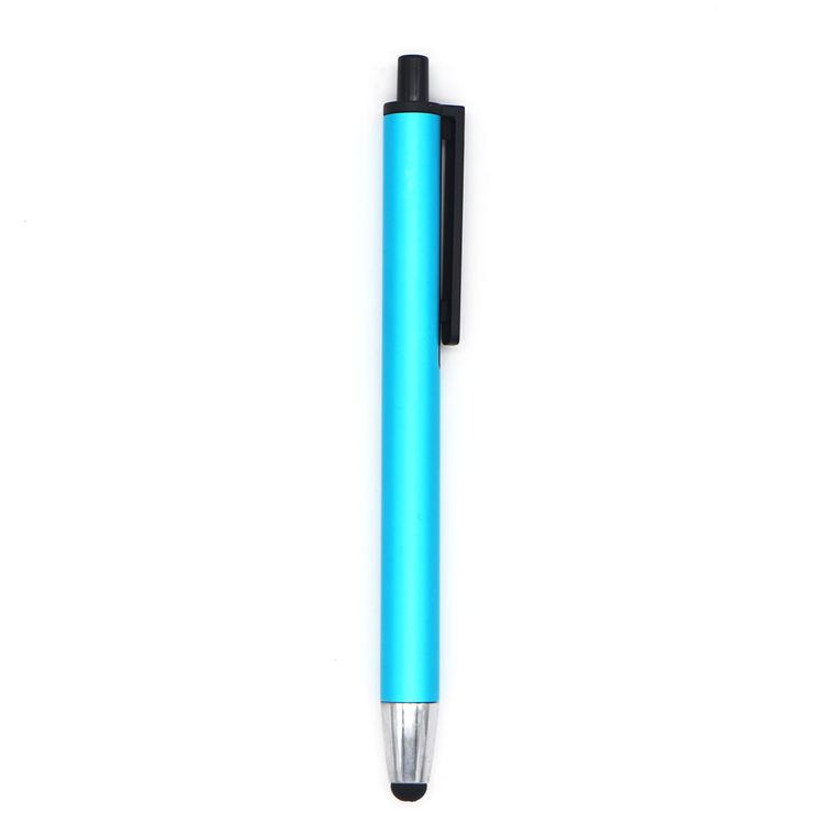 Metal touch screen push ballpoint pen for promotional gift